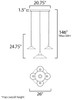 Cono LED Pendant (E21536-24PC)
