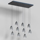 Dewdrop LED Linear Pendant (E21566-142BK)
