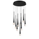 ET2 - E24227-122BK - LED Pendant - Pierce - Black