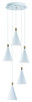 ET2 - E24625-WTMG - LED Pendant - Norsk - White / Metallic Gold
