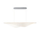 ET2 - E24716-144PC - LED Linear Pendant - Manta - Polished Chrome