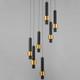 Reveal LED Pendant (E24757-BKGLD)