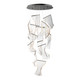 ET2 - E24877-133BGM - LED Pendant - Rinkle - Brushed Gunmetal
