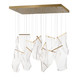 ET2 - E24878-133FG - LED Pendant - Rinkle - French Gold