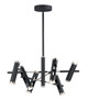 ET2 - E25046-BKSN - LED Pendant - Ambit - Black / Satin Nickel