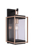 Craftmade - ZA6504-MNSB - One Light Outdoor Wall Lantern - Metalwork - Midnight / Satin Brass
