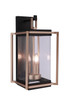 Craftmade - ZA6514-MNSB - Three Light Outdoor Wall Lantern - Metalwork - Midnight / Satin Brass