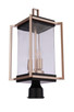 Metalwork Three Light Outdoor Post Mount (ZA6515-MNSB)