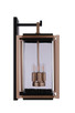 Metalwork Four Light Outdoor Wall Lantern (ZA6524-MNSB)
