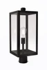 Craftmade - ZA7125-TB - One Light Outdoor Post Mount - Harris - Textured Black