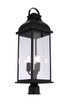 Bent Tree Three Light Outdoor Post Mount (ZA7225-MN)