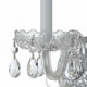 Traditional Crystal One Light Wall Sconce (1031-CH-CL-MWP)