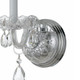 Traditional Crystal One Light Wall Sconce (1031-CH-CL-SAQ)