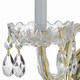 Traditional Crystal Two Light Wall Sconce (1032-PB-CL-MWP)