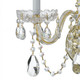 Traditional Crystal Three Light Wall Sconce (1033-PB-CL-MWP)