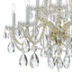 Traditional Crystal Ten Light Chandelier (1110-PB-CL-MWP)