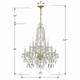 Traditional Crystal Ten Light Chandelier (1110-PB-CL-MWP)