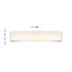 Clarion LED Flush Mount (6-4444-11-WH)