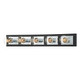 Troy Lighting - B3545-PC/SBK - Five Light Bath Bracket - Runyan - Polished Chrome/Soft Black