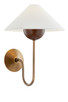 Evan One Light Wall Sconce (B4716-PBR)