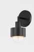 North One Light Wall Sconce (B8711-SBK/GL)