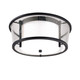 Troy Lighting - C1350-TBK - Two Light Flush Mount - Bennington - Texture Black