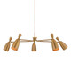 Spade LED Chandelier (F4050-PBR)