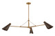 Troy Lighting - F4350-PBR/BRZ - Three Light Chandelier - Andersen - Patina Brass