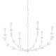 Troy Lighting - F4440-GSW - Six Light Chandelier - Florian - Gesso White