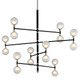 Troy Lighting - F4827-TBK/PN - 16 Light Chandelier - Andromeda - Texture Black