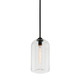 Troy Lighting - F5561-SBK - One Light Pendant - District - Soft Black