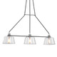 Troy Lighting - F6154-OS/PA - Three Light Island Pendant - Audiophile - Old Silver Polished Aluminum