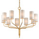 Troy Lighting - F6169-GL - Ten Light Chandelier - Juniper - Gold Leaf