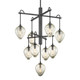 Troy Lighting - F6207-GRA/BCR - Nine Light Chandelier - Brixton - Graphite