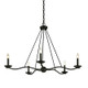 Troy Lighting - F6305-FOR - Five Light Chandelier - Sawyer - Forged Iron