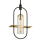 Smyth One Light Hanging Lantern (F6397-TBZ/BBA)
