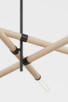 Cruiz Six Light Chandelier (F6706-SBK)