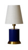 House of Troy - GEO309 - One Light Table Lamp - Geo - Navy Blue w/Weathered Brass