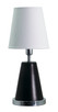 House of Troy - GEO410 - One Light Table Lamp - Geo - Black Matte with Chrome