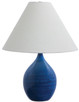House of Troy - GS300-BG - One Light Table Lamp - Scatchard - Blue Gloss