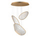 ET2 - E24974-BCN - LED Pendant - Moonscapes - Brushed Champagne