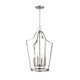 Maxim - 10424SN - Four Light Pendant - Arden - Satin Nickel
