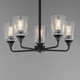 Hudson Five Light Chandelier (12875CLBK)