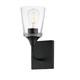 Maxim - 12881CLBK - One Light Wall Sconce - Hudson - Black