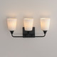 Hudson Three Light Bath Vanity (12883SWBK)
