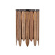 Maxim - 22510WNGM - One Light Wall Sconce - Marimba - Gunmetal