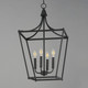 Clifton Four Light Pendant (25314BK)