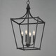 Clifton Four Light Pendant (25314BK)