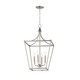 Maxim - 25314SN - Four Light Pendant - Clifton - Satin Nickel