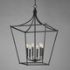 Clifton Six Light Pendant (25316BK)